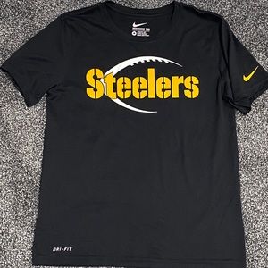 Nike Youth Dri Fit Steelers Black Short Tee